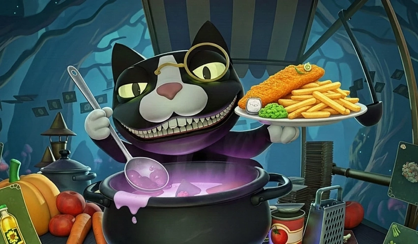 В Steam вышла игра Abra-Cooking-Dabra про карточный ресторан в Стране Чудес